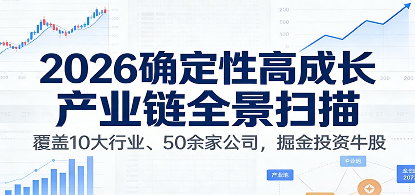 图片[1]-付费文章：2026确定性高成长产业链全景扫描：覆盖10大行业、50余家公司，掘金投资牛股-白蛇网赚