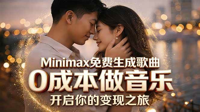 (18401期)Minimax免费生成歌曲实测!0成本做音乐,说唱流行Lofi一键生成 (18401期)Minimax免费生成歌曲实测!0成本做音乐,说唱流行Lofi一键生成