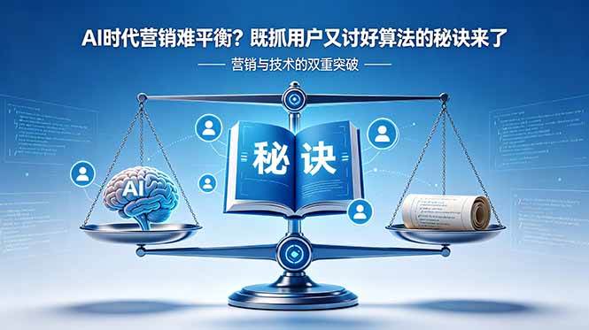 (18600期)AI时代营销难平衡?既抓用户又讨好算法的秘诀来了【原创双语字幕】 (18600期)AI时代营销难平衡?既抓用户又讨好算法的秘诀来了【原创双语字幕】