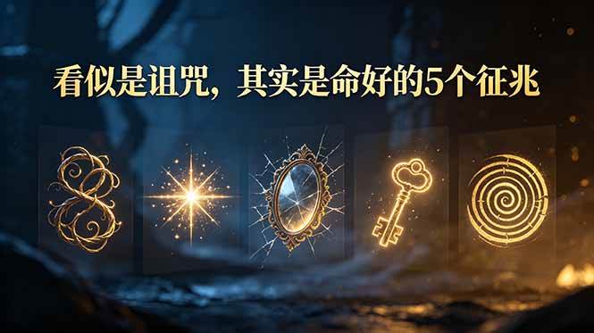 （19089期）付费文章：看似是诅咒，其实是命好的5个征兆