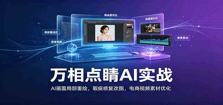 万相点睛AI实战:AI画面局部重绘,瑕疵修复改图,电商视频素材优化 万相点睛AI实战:AI画面局部重绘,瑕疵修复改图,电商视频素材优化