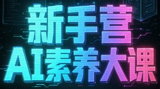 破局俱乐部·破局行动新手营AI素养大课 破局俱乐部·破局行动新手营AI素养大课