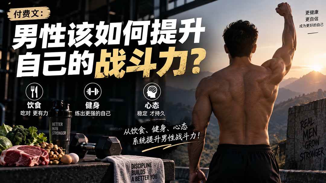 (20421期)付费文章:男性该如何提升自己的战斗力? (20421期)付费文章:男性该如何提升自己的战斗力?