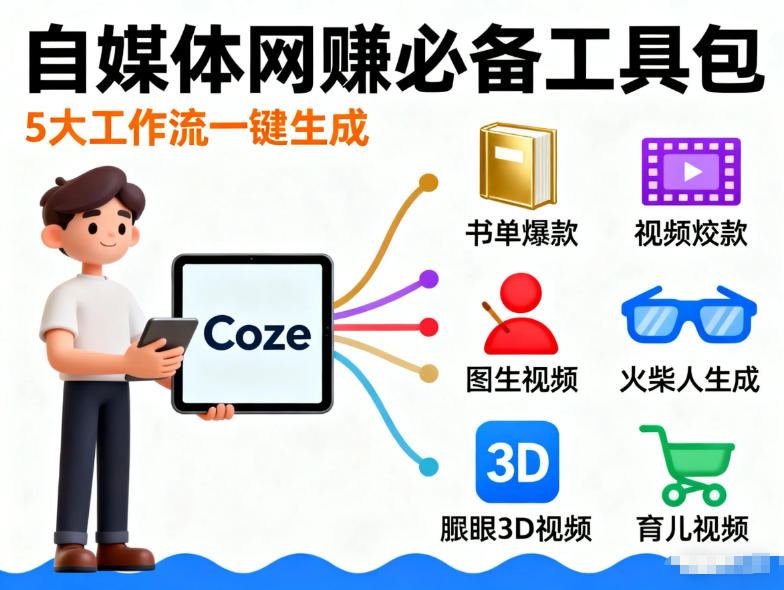 Coze工作流合集,内容一共100份左右,内容丰富,可以提供工作效率 Coze工作流合集,内容一共100份左右,内容丰富,可以提供工作效率